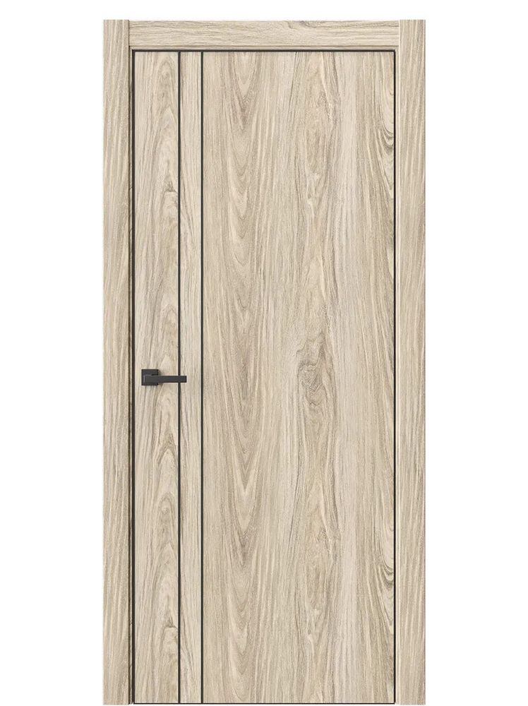 Двери WestStyle  "IN 40" Дуб Мюнстер /алюм.кромка  ДГ