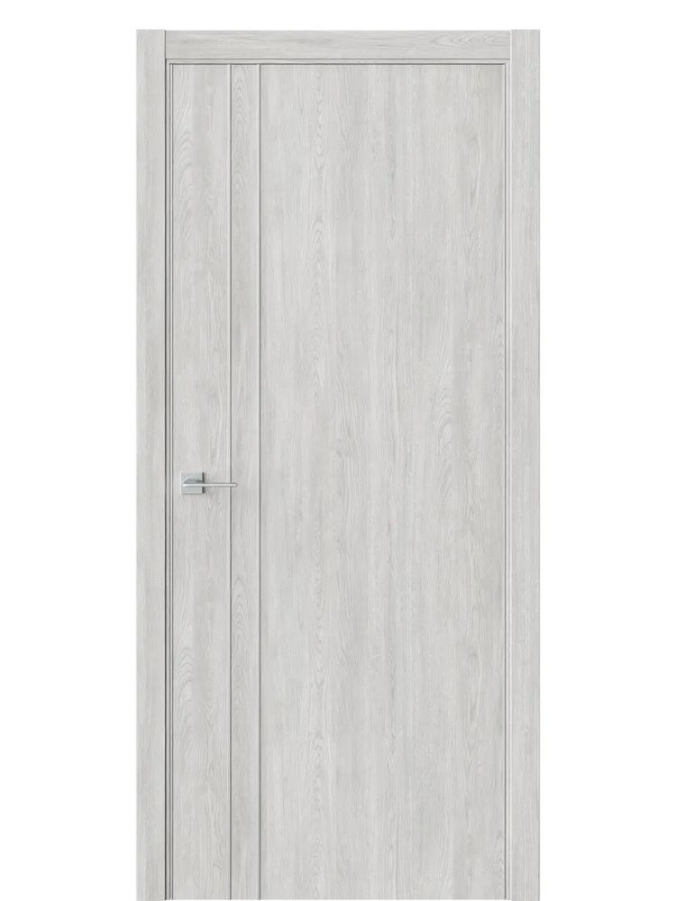 Двери WestStyle  "IN 40" Дуб Оксфорд /алюм.кромка  ДГ