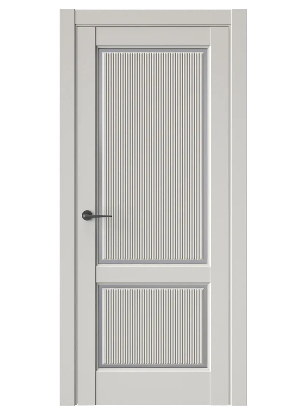 Двери WestStyle  LVT 3 FL Песчаный Рай/ Графит Сатинат ДО