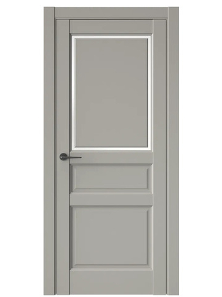 Двери WestStyle  LVT 5Е Пустынное Золото/ Белое Сатинат ДО