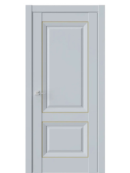 Двери WestStyle  PL3F Белая Ночь /Молдинг ДГ
