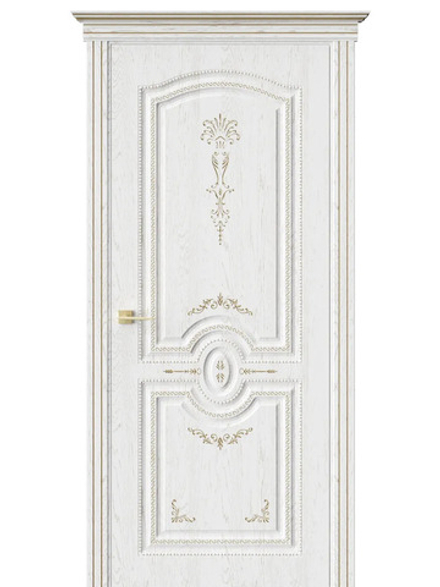 Двери WestStyle  Моцарт  Белый  ДГ