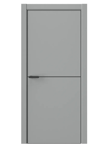 Двери WestStyle  "IN 391" Серая Гавань /алюм.кромка  ДГ