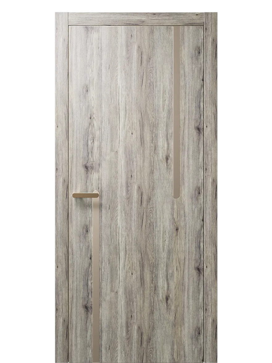 Двери WestStyle  "IN М2" Дуб Эссе /молдинг /алюм.кромка  ДГ