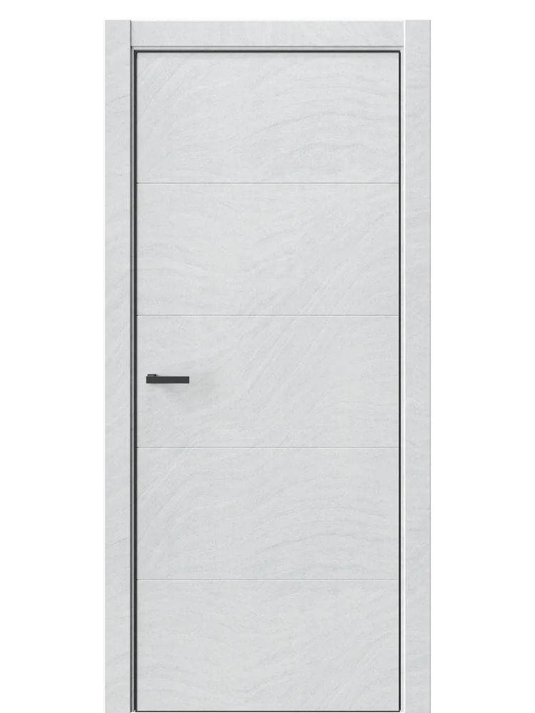 Двери WestStyle  "IN 10" Стоунлайн Лайт /алюм.кромка  ДГ