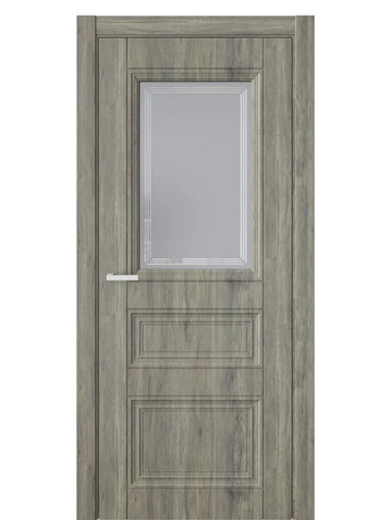 Двери WestStyle  Demiss 12  Дуб Эссе / графит сатинат ДО