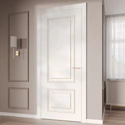 Двери WestStyle  "Брюгге 3" RAL Тон белый ДГ