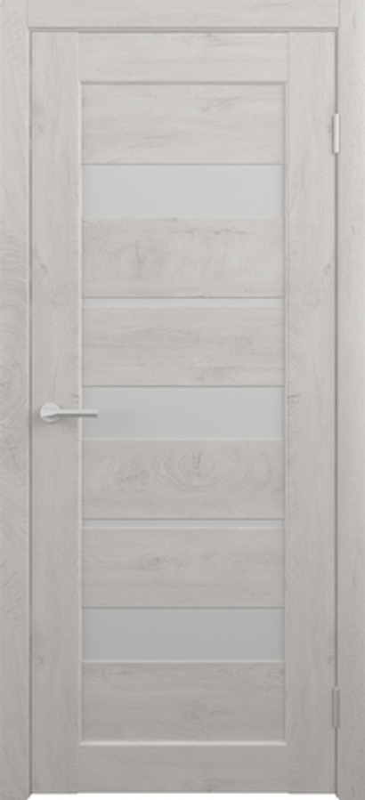 Межкомнатные двери ALBERO "Бостон" Дуб снежный / Мателюкс (ДО)