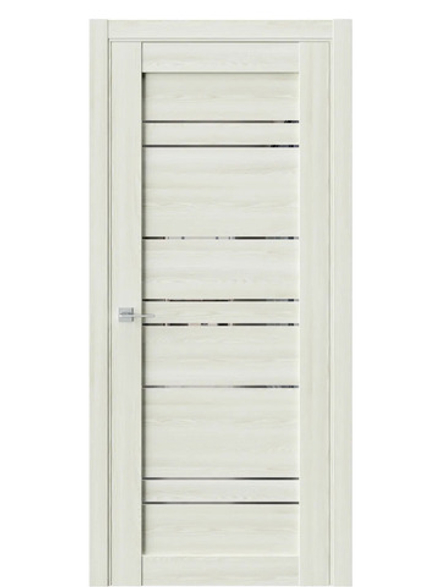 Двери WestStyle  "CZ 6 Клен крем/зеркало графит ДО