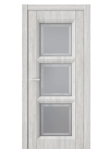 Двери WestStyle  Demiss 6  Дуб Оксфорд / графит сатинат ДО