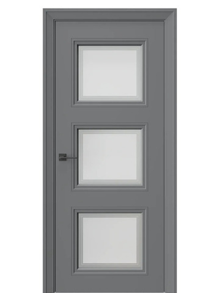 Двери WestStyle Eliss 6 Альпийская ночь /белое сатинат  ДО