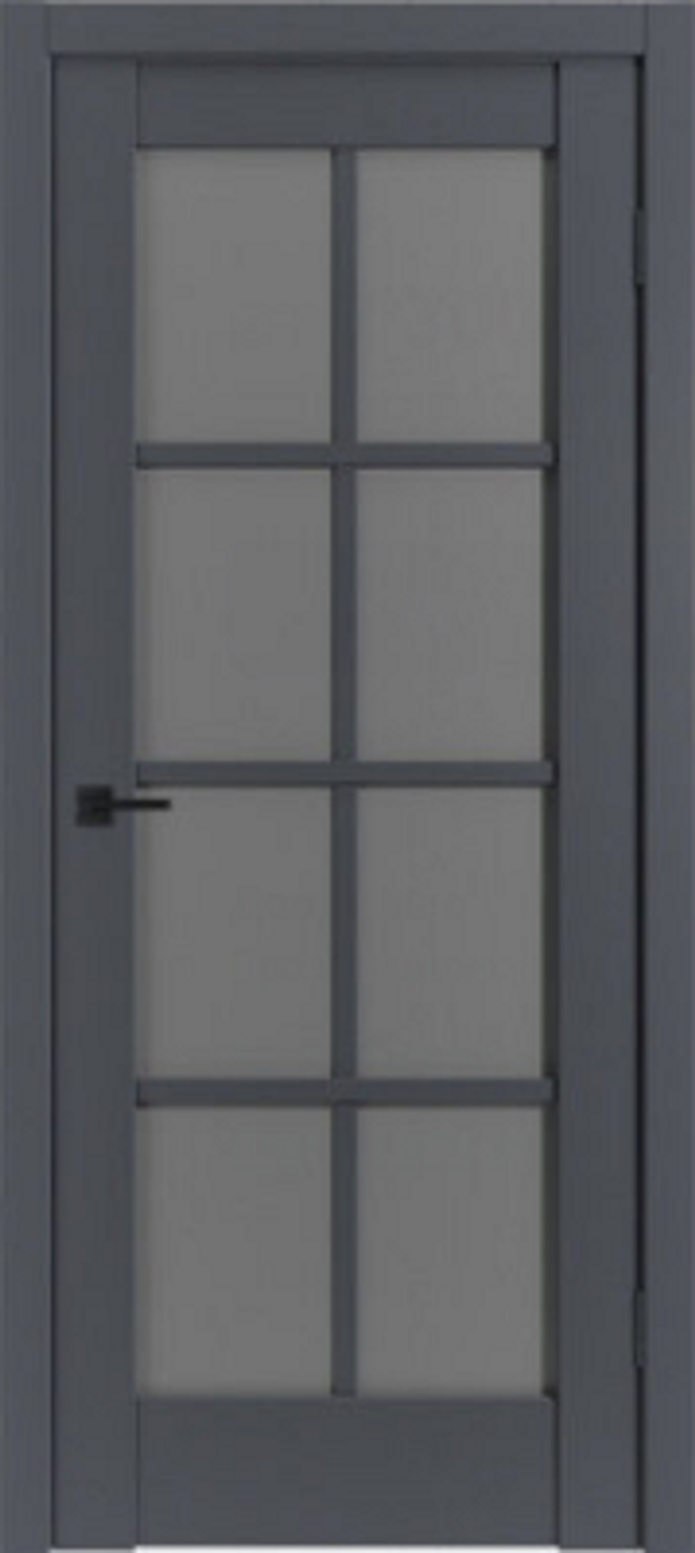 Межкомнатные двери ВФД "EMALEX R1" EMALEX Onyx/Dark Cioud (ДО)