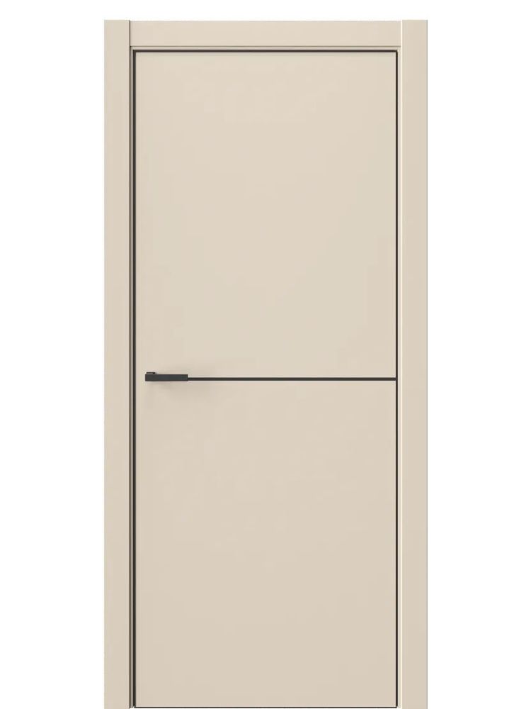 Двери WestStyle  "IN 39" Лазурный Песок /алюм.кромка  ДГ