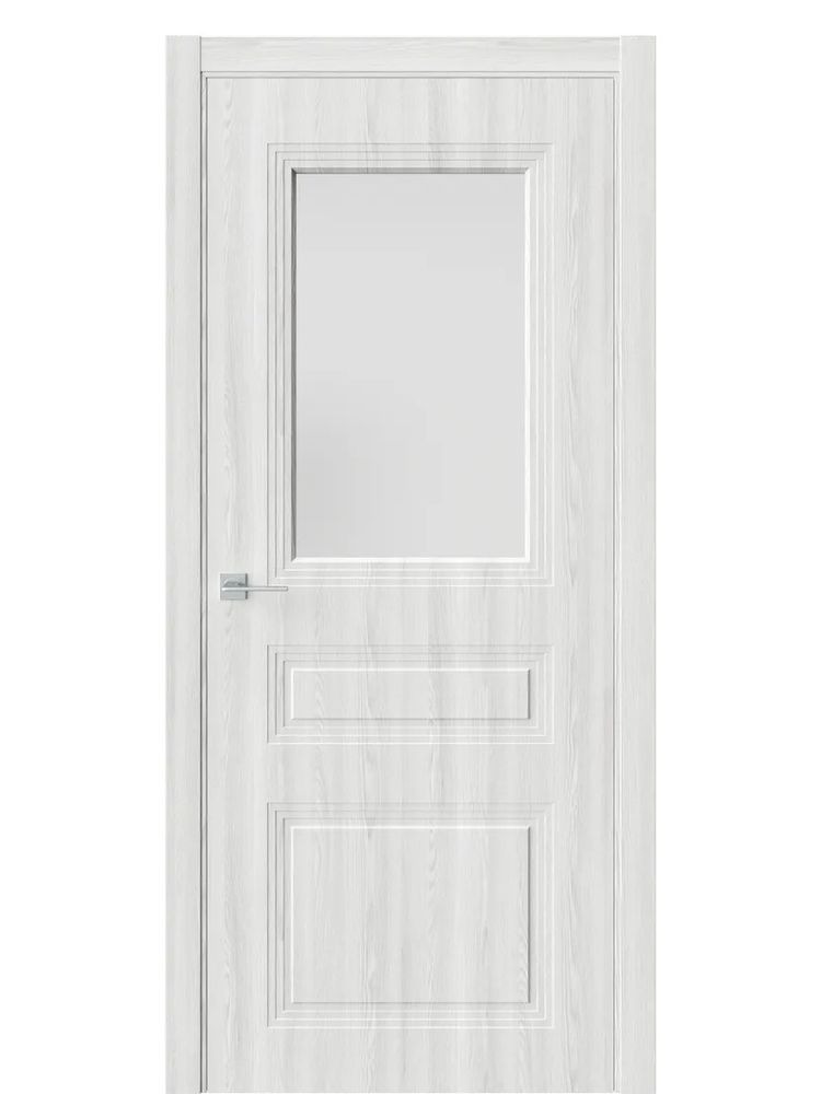 Двери WestStyle  Monte 8 Клен Айс /Белое Сатинат ДО