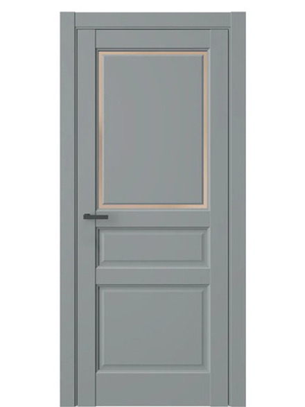 Двери WestStyle  LVT 5Е Морская Галька/ Бронза Сатинат ДО