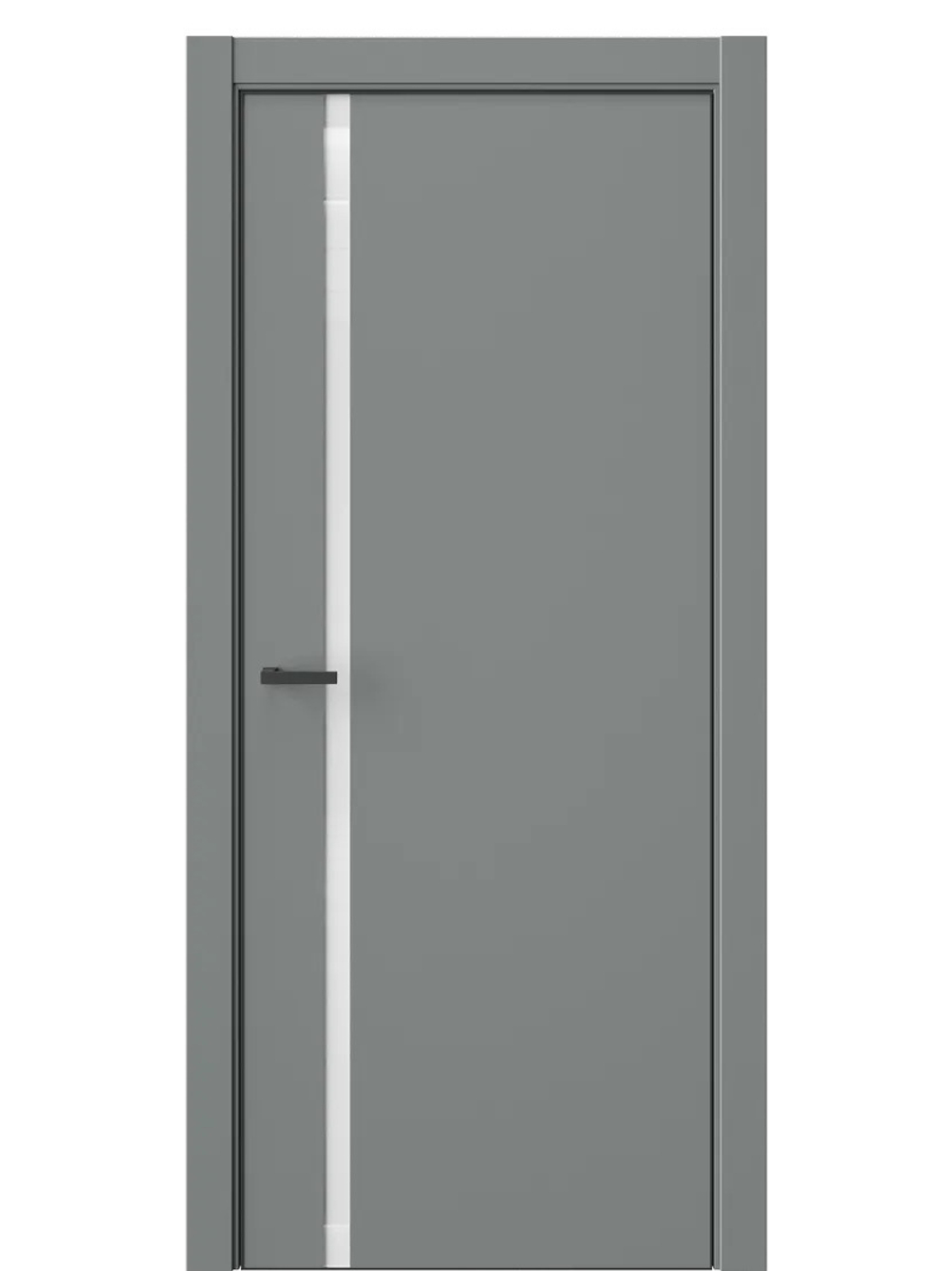 Двери WestStyle  "IN 36" Морская Галька /Аляска Lacobel /алюм.кромка  ДО