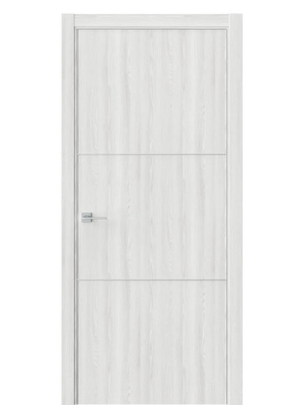 Двери WestStyle  "IN 26" Клен Айс /алюм.кромка  ДГ