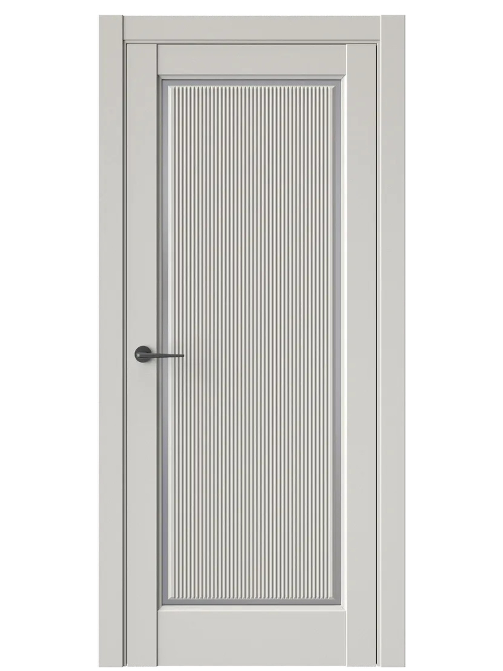 Двери WestStyle  LVT 1 FL Песчаный Рай/ Графит Сатинат ДО