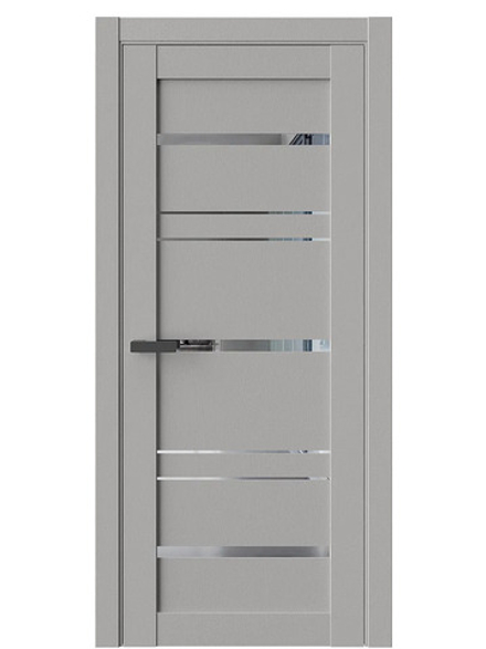 Двери WestStyle  "CZ 8 Лен оникс/зеркало графит ДО