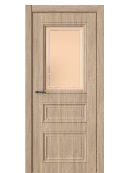 Двери WestStyle  Demiss 12  Брандо / бронза сатинат  ДО