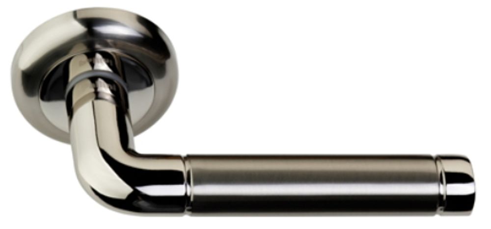 Дверные ручки pallini &quot;феррара&quot; silver pal-03 sn/cp цвет - матовый никель