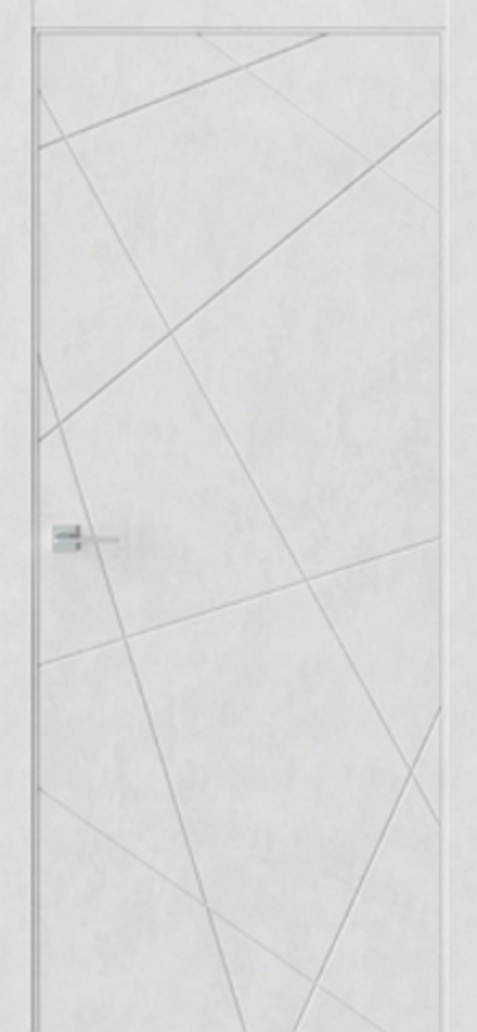 Межкомнатные двери WestStyle "Prime 1" Бетон смоки (ДГ)