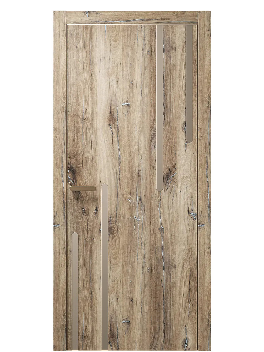 Двери WestStyle  "IN М3" Дуб Флагстафф /молдинг /алюм.кромка  ДГ