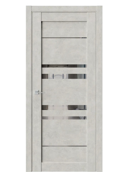 Двери WestStyle  "CZ 9 Бетон смоки/зеркало графит ДО