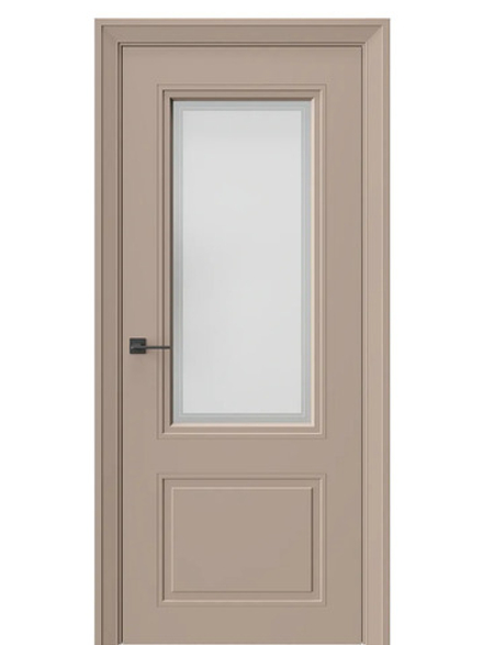 Двери WestStyle Eliss 4 Гляссе /белое сатинат  ДО