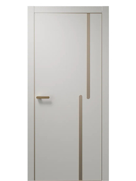 Двери WestStyle  "IN М2.1" Макиато /молдинг /алюм.кромка  ДГ