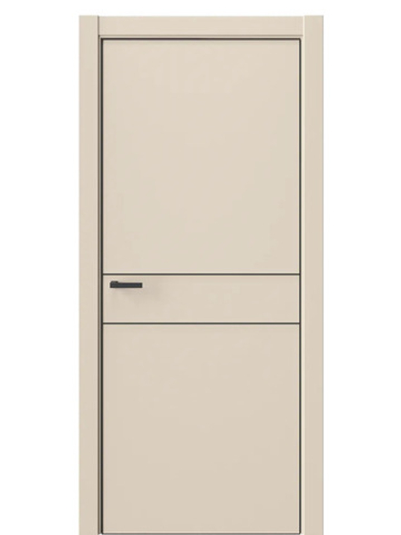 Двери WestStyle  "IN 20" Лазурный Песок /алюм.кромка  ДГ