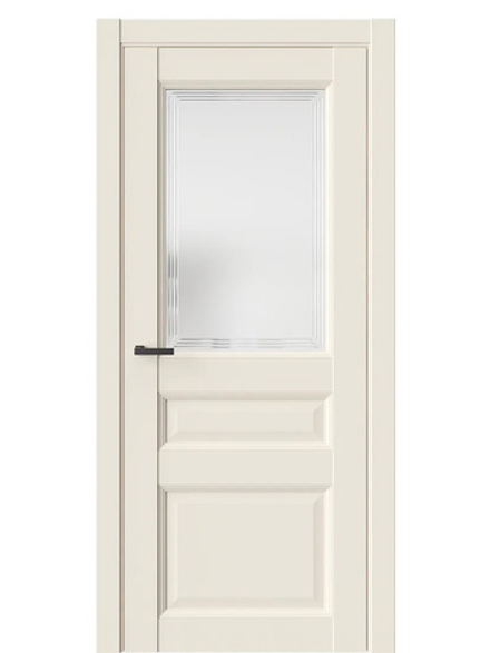 Двери WestStyle Enika 6 Emlayer бежевый /Белое Сатинат  ДО