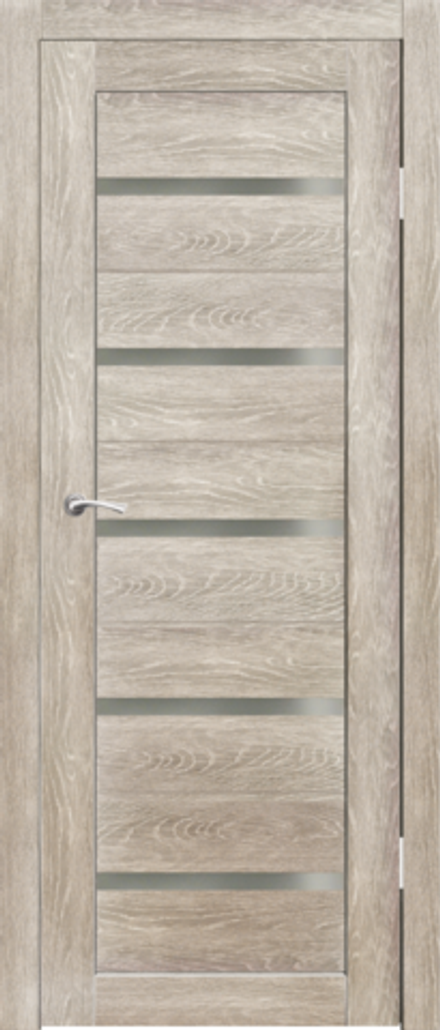 Межкомнатные двери SYNERGY  "Бьянка" Грей (Лакобель черная)