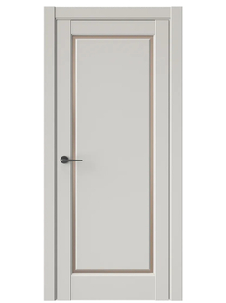 Двери WestStyle  LVT 1 Песчаный Рай/ Бронза Сатинат ДО