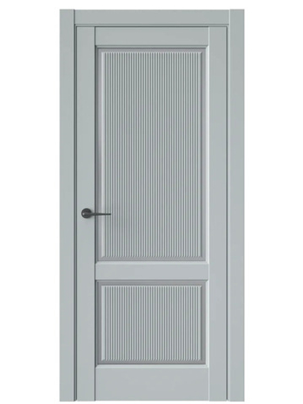 Двери WestStyle  LVT 3 FL Платиновый Дым/ Графит Сатинат ДО