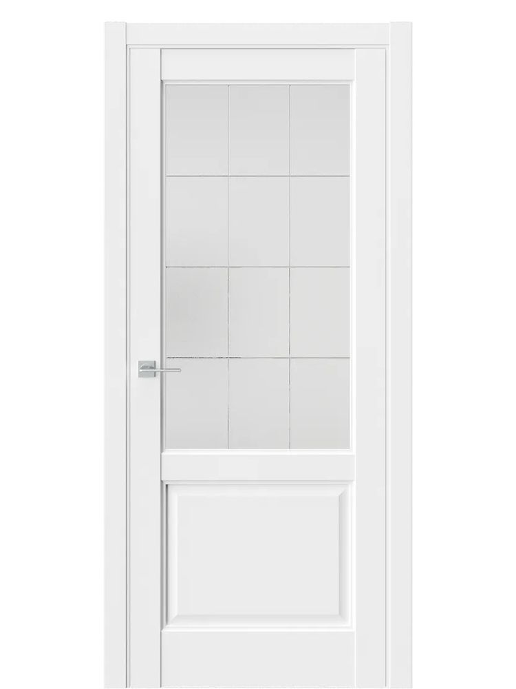ДВЕРИ WestStyle  SE 4 EmLayer Белый /Белое Сатинат ДО