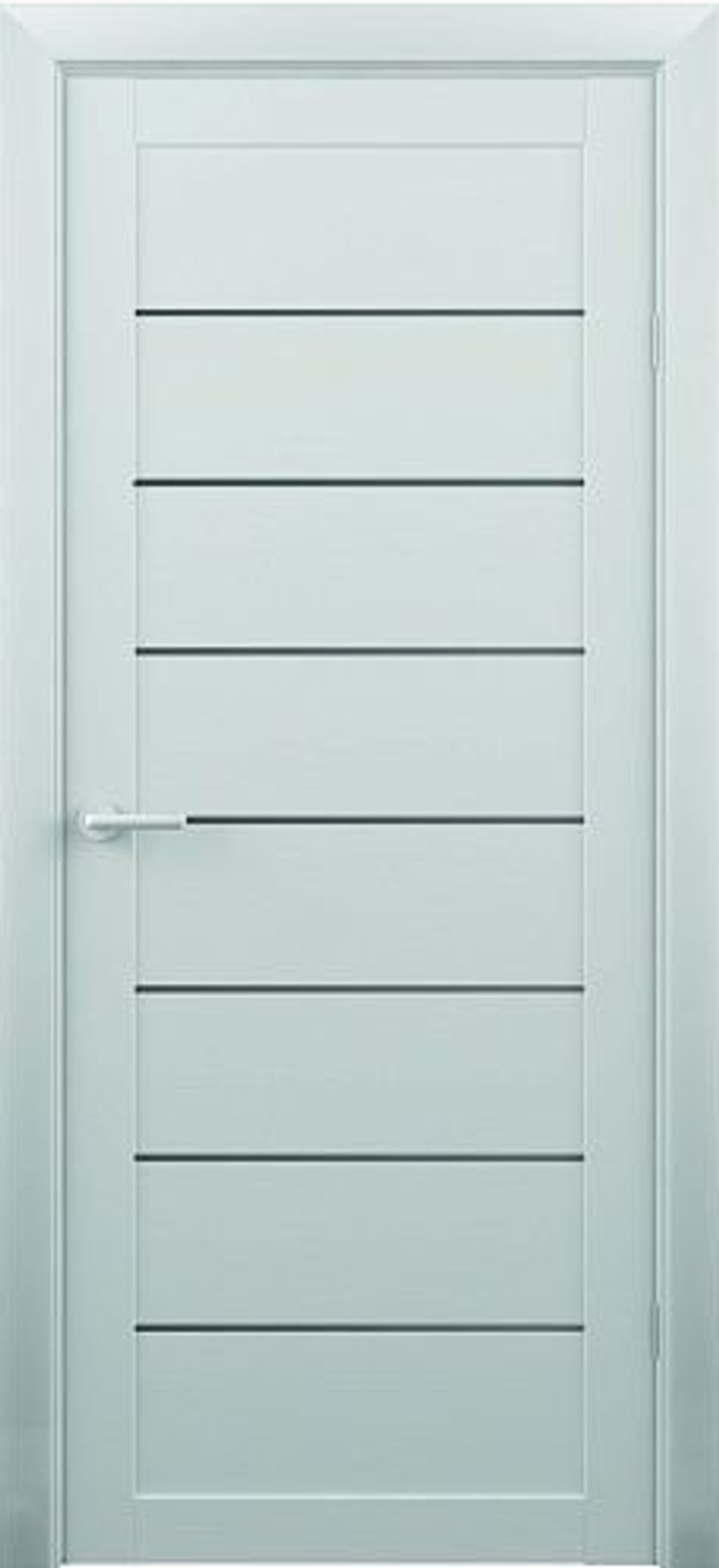 Межкомнатные двери ALBERO "Сеул" Платина винил (ДО)