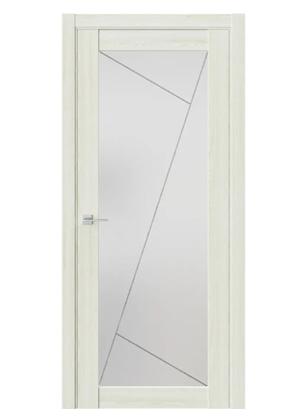 Двери WestStyle  NR2  Клён Крем /Белое Сатинат ДО