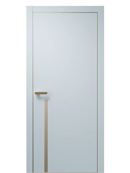 Двери WestStyle  "IN М1.1" Белая Ночь /молдинг /алюм.кромка  ДГ