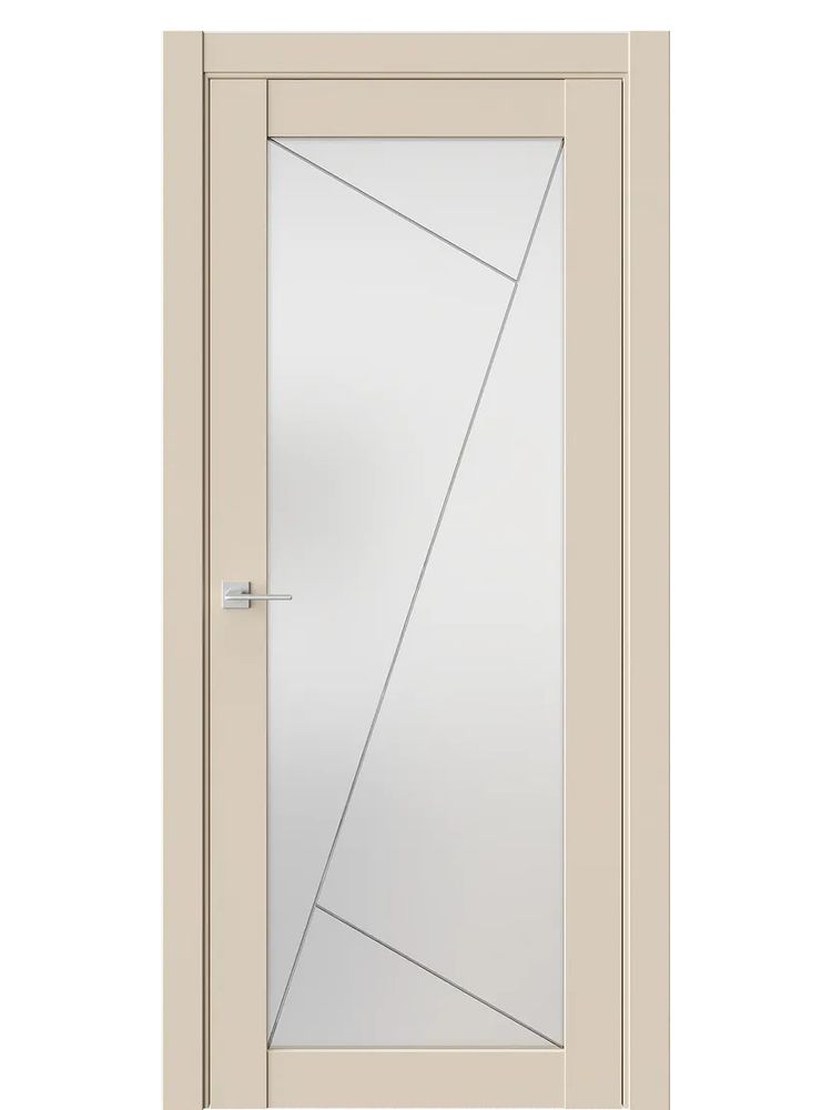 ДВЕРИ WestStyle  NR2  Лазурный Песок /Белое Сатинат ДО