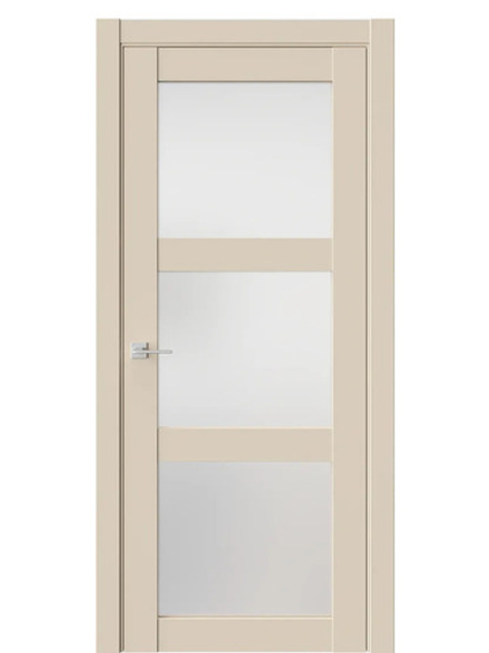 Двери WestStyle  NR6  Лазурный Песок /Белое Сатинат ДО