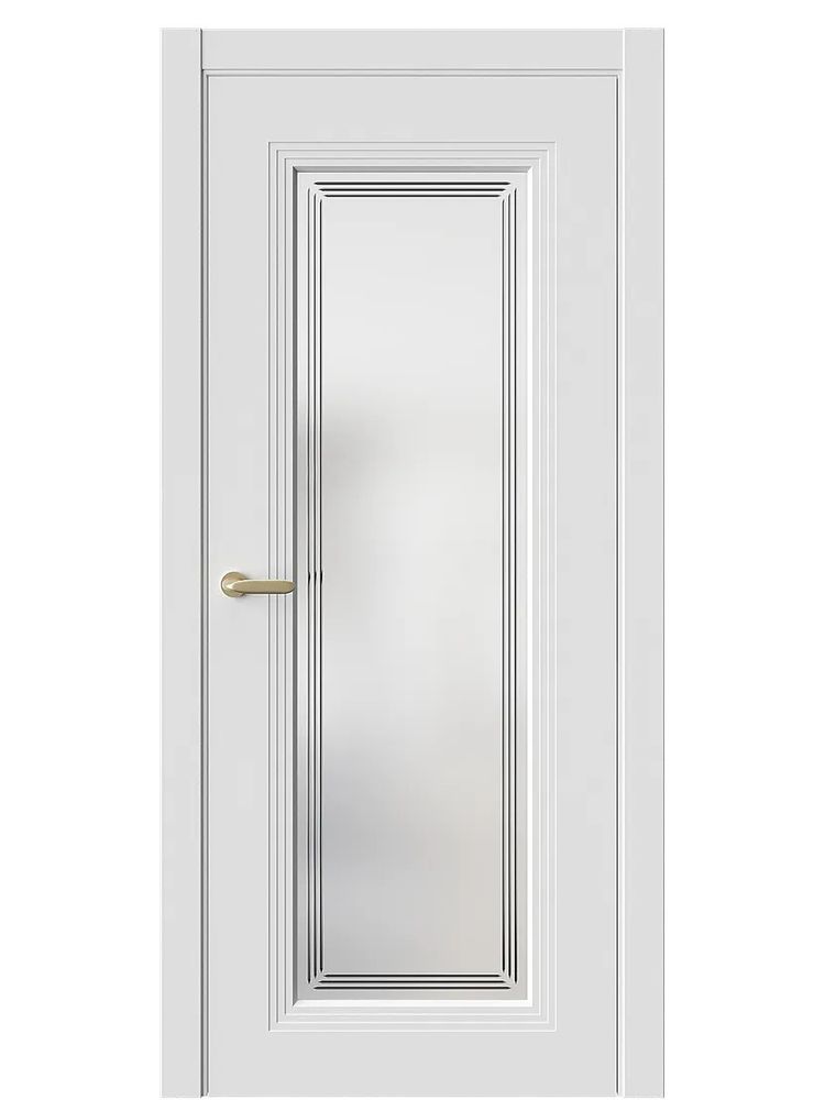 Двери WestStyle Monte 2 Меринос Белый /Белое Сатинат ДО Двери WestStyle Monte 2 Меринос Белый /Белое Сатинат ДО