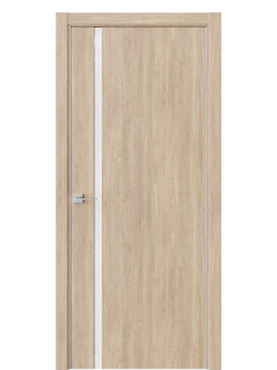 Двери WestStyle  "IN 36" Брандо /Аляска Lacobel /алюм.кромка ДО