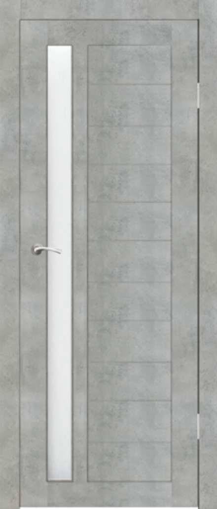 Межкомнатные двери SYNERGY "Пиано" Бетон ДО (Сатинат матовое)