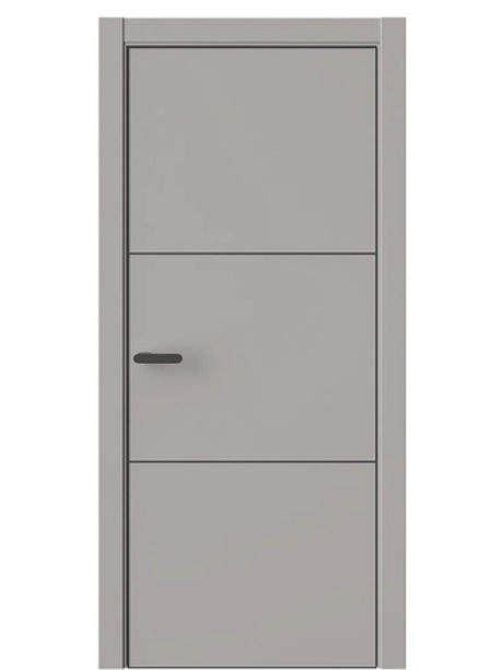 Двери WestStyle  "IN 26" Макиато /алюм.кромка  ДГ