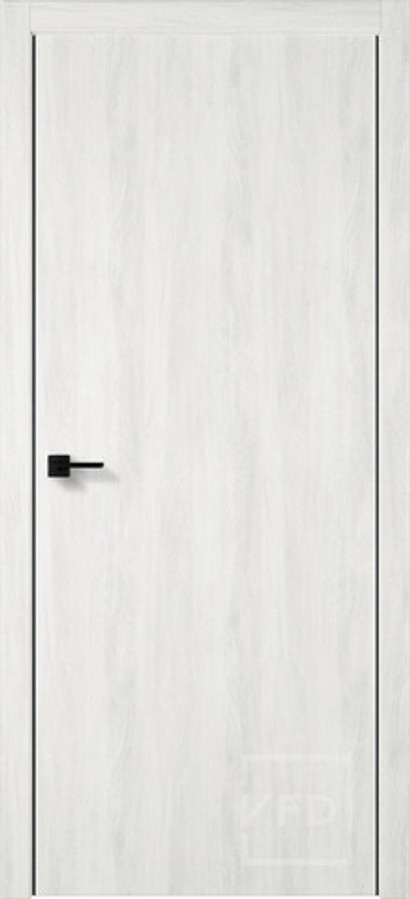 Межкомнатные двери ВФД "URBAN Z" NORD VELLUM / BLACK Edge (черная кромка)