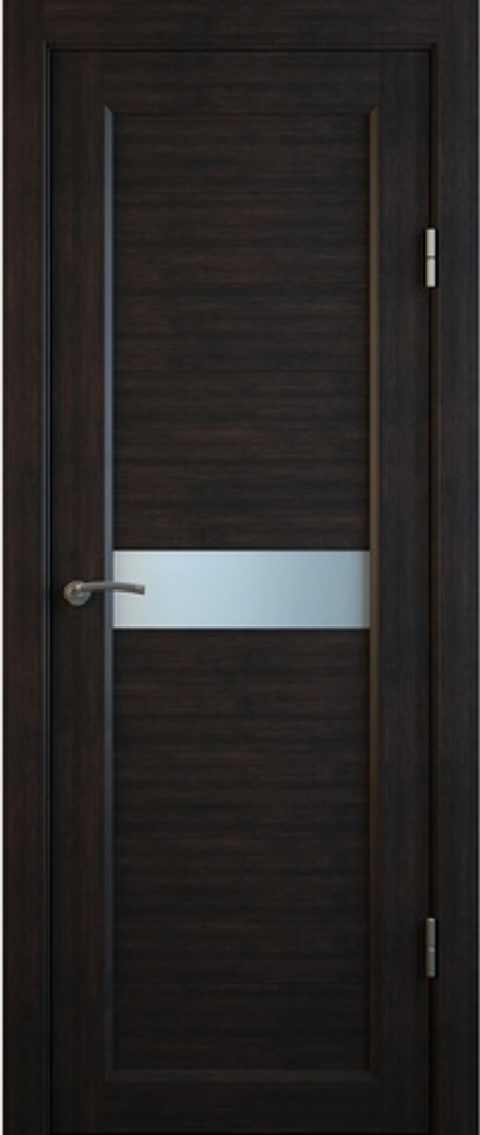 Межкомнатные двери MART DOORS С1 Венге/Сатинат (ДО)