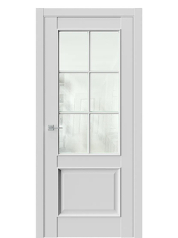 Двери WestStyle En 6 Emlayer серый / Кризет  ДО