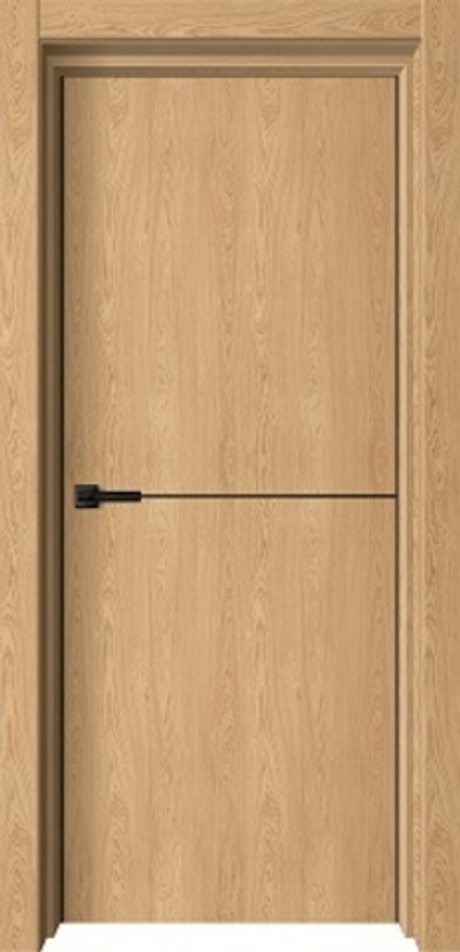 Двери "лайника 1" ольха/черный молдинг,кромка алюминий с 2-х сторон дг