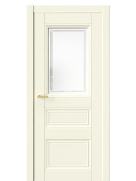 Двери WestStyle  Demiss 12  Ваниль / белое сатинат ДО